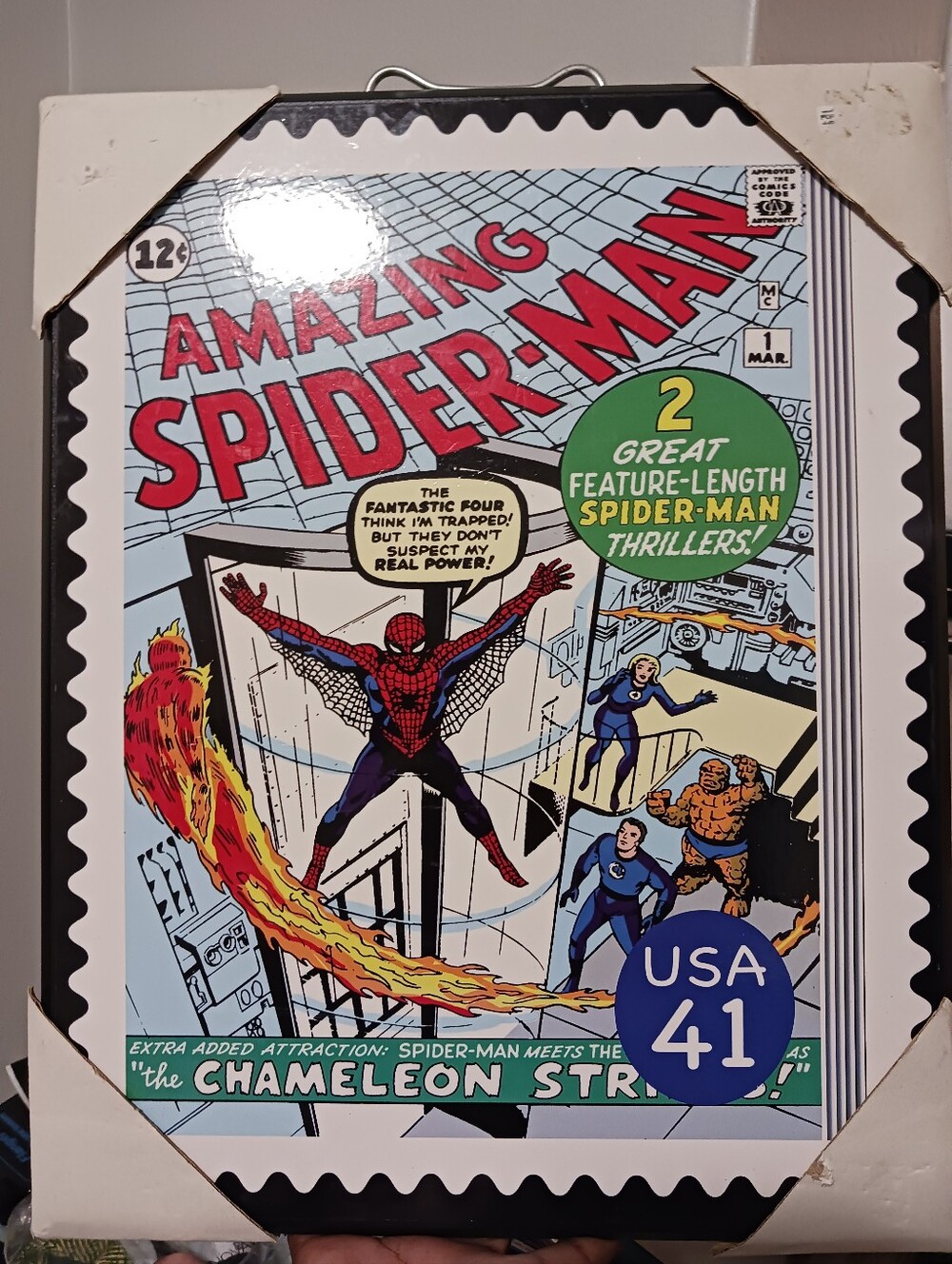 2009 The Amazing Spiderman #1 (1963) Decorative Wall Plaque New Old Stock